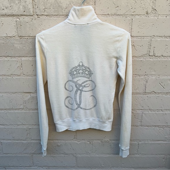 Juicy Couture Collar Track Jacket with Rhinestones NWOT As Is - Picture 3 of 12